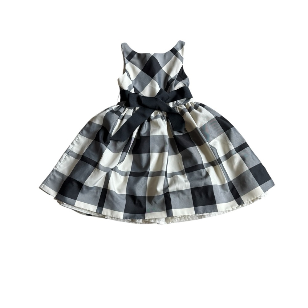 Polo Ralph Lauren Classic Black and cream Checkered Kids Dress